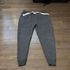 LUCKY BRAND Gray Jogger Sweatpants with Drawstring